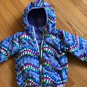 The North face Girls 2T moondoggy down 550 jacket